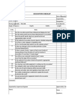 F-019-Excavation Checklist