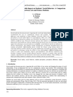 Perceptions of Social Media Impact On Students Social Behavior A Comparison Between Arts and Science Students