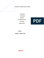 Trabajo de Fundamentos de Seguridad y Salud en El Trabajo