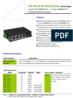 IndustrialEthernetSwitch (FS-411Z-M-C02 Series) Datasheet Ver 1.1