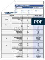 Ficha Técnica (Fan Coil de 15TR)