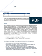 Contingency Plan Template 04