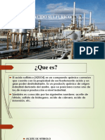 Proceso de Produccion Del Acido Sulfurico