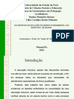 Modelo Apresentação PRE-Projeto