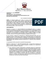 Jurado Nacional de Elecciones: Resolución N.° 0612-2019-JNE