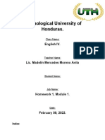 Homework # 1 Modulo #1