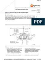 Standard Pilot, Steel Seat, Pilot-To-Open Check Valve Ckeb: 30 GPM (120 L/min.)