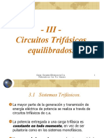 TEMA III - Teoría CA - Circuitos Trifásicos Equilibrados