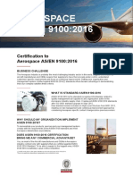 Aerospace ISO 9100 Service Sheet PDF - v4.0