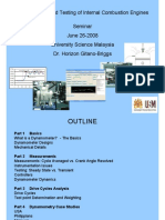 Dynamometry and Testing of Internal Combustion Engine