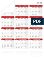 Calendario 2022 Formato Vertical v2.0