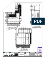 Section Thru A Catwalk Layout: Scale 1:50 - Scale 1:50