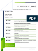 Plan de Estudios 2022