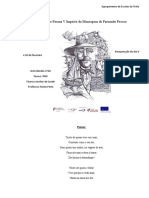 Analise Do Poema V Império Da Mensagem de Fernando Pessoa