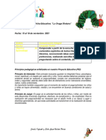 Planificación Lenguaje Oruga Glotona Niveles Medios