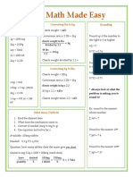 Nursing Med Math Made Easy