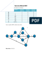 Ejercicios Diagrama de Pert