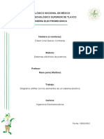 Diagrama Unifilar Con Los Elementos de Un Sistema Electrico