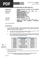 Resolución Final #0997-2021/CC1