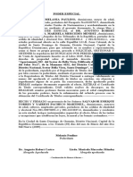 Poder Especial-Solicitud Duplicado Certificado de Titulo Por Perdida-Caso Melania Paulino