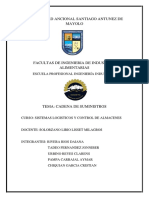 Cadena de Suministros - Sistm. Logisticos y Control de Almacenes. Final