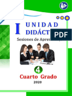 4to Grado - UNIDAD DIDACTICA #1 - 2020