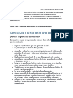 Como Ayudar A Sus Hijos Con La Tarea Escolar