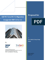 01 Proposal SAP PI7.4 To PO7.5 Migration ESAG Template