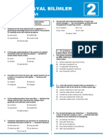 Sosyal Bi̇li̇mler Deneme-2