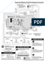 2-Door Expansion Module Ca-A470-A Diagram Connection: Jumper Settings