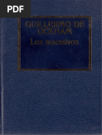 Ockham Guillermo de Los Sucesivos