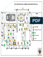 Mapa de Riesgo de Oficna Principal de La Empresa Multiservicios Fasa