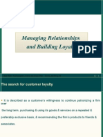 Managing Relationships & Building Loyalty