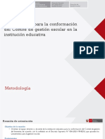 Orientaciones para La Conformacion Del Comite de Gestion y Bienestar Escolar