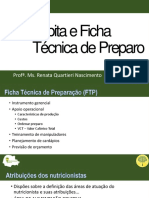 Ficha Tecnica de Preparação e Per Capita