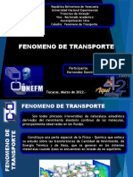 Exposicion de Fenomeno de Transporte