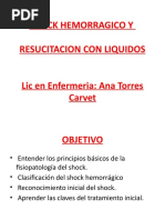 Shock y Resucitacion Con Liquidos