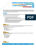 Science Year 3/grade 8: Middle Years Programme