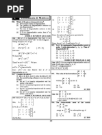 Determinant & Matrices