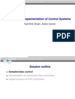 Computer Implementation of Control Systems: Karl-Erik Årzen, Anton Cervin