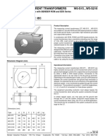Current Transformers W0-S15... W5-S210: Vde Iec