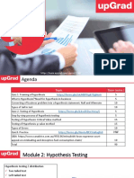 Module 2 Hypothesis Testing