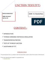 Thyroid Function Test (TFT)