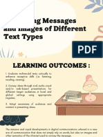 Evaluating Messages and Images of Different Text Types: Group 2