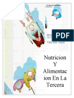 Nutricion y Alimentacion en La Tercera Edd