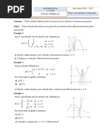 Ficha Nº3 (Derivabilidade e Continuidade)