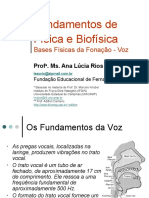 Aula 11 - Bases Físicas Da Fonação - Voz