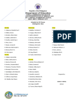 F2F Schedule S.Y. 2021 - 2022