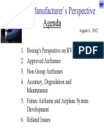 Airframe Manufacturer's Perspective: Agenda