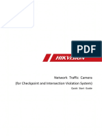 UD18302B - Baseline - Quick Start Guide of Network Traffic Camera For Checkpoint and Intersection Violation System - V4.3.2 - 20200403